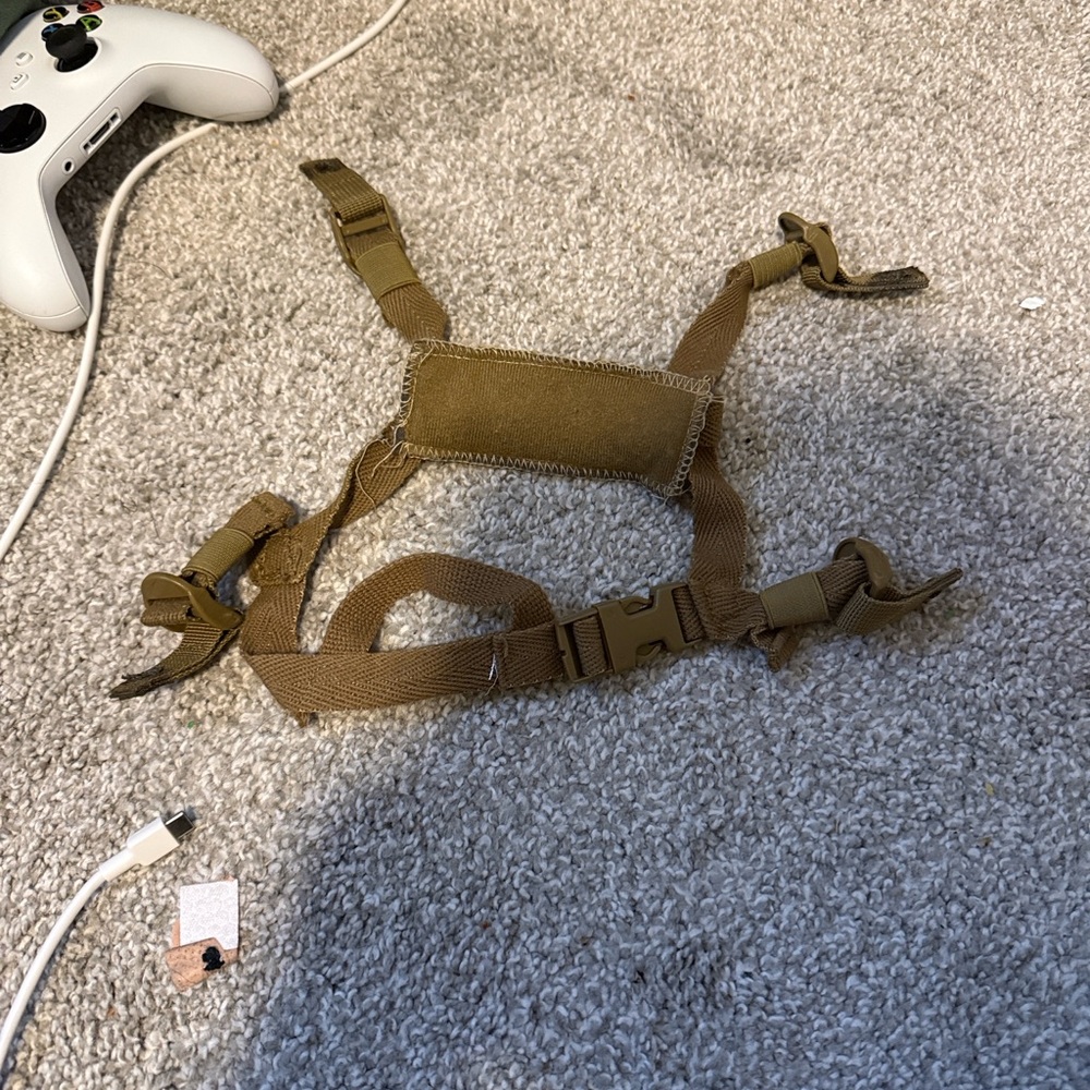 Adjustable Tan Harness combat helmet